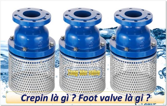 Crepin là gì ? Foot valve là gì ?